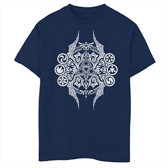Boys The Legend Of Zelda Triforce Shield Husky Graphic Tee