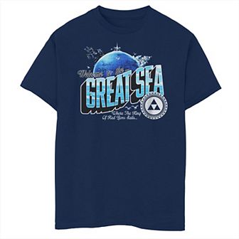 Boys The Legend Of Zelda Great Sea Husky Graphic Tee