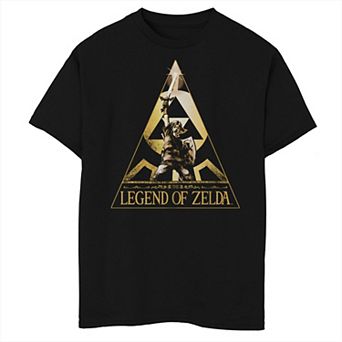 Boys The Legend Of Zelda Link Poster Husky Graphic Tee