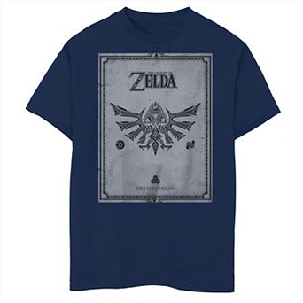 Boys The Legend Of Zelda Cover Husky Graphic Tee