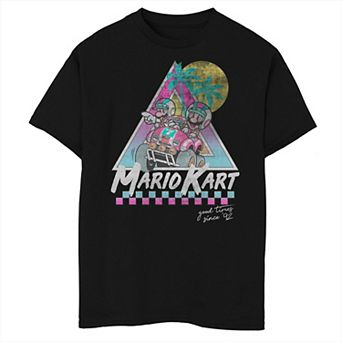 Boys Mario Kart Beach Race Good Times Since 92 Husky Graphic Tee