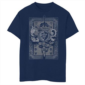 Boys The Legend Of Zelda Sacred Scroll Husky Graphic Tee