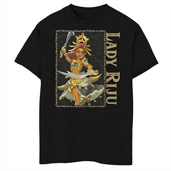 Boys The Legend Of Zelda Tears Of The Kingdom Lady Riju Portrait Husky Graphic Tee