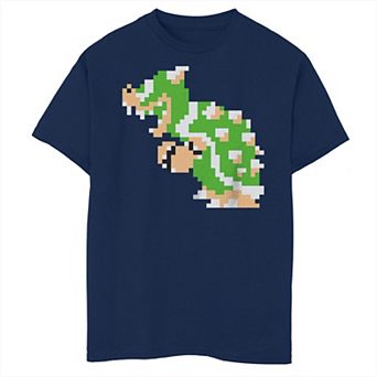 Boys Super Mario Bros Classic Bowser Husky Graphic Tee