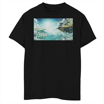 Boys The Legend Of Zelda Tears Of The Kingdom Poster Husky Graphic Tee