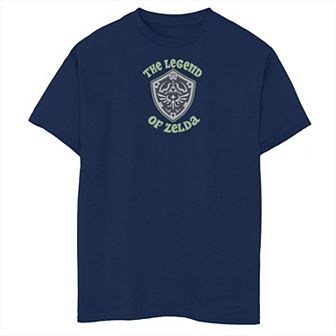 Boys The Legend Of Zelda Hyrule Shield Husky Graphic Tee