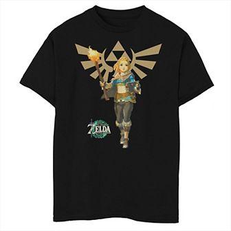 Boys The Legend Of Zelda Princess Zelda Portrait Husky Graphic Tee