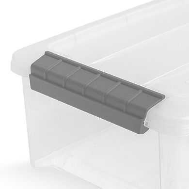 Iris 6-Pack 5.75-qt. Latching Storage Bin