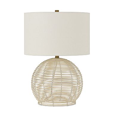 Finley & Sloane Bryn Rattan Table Lamp