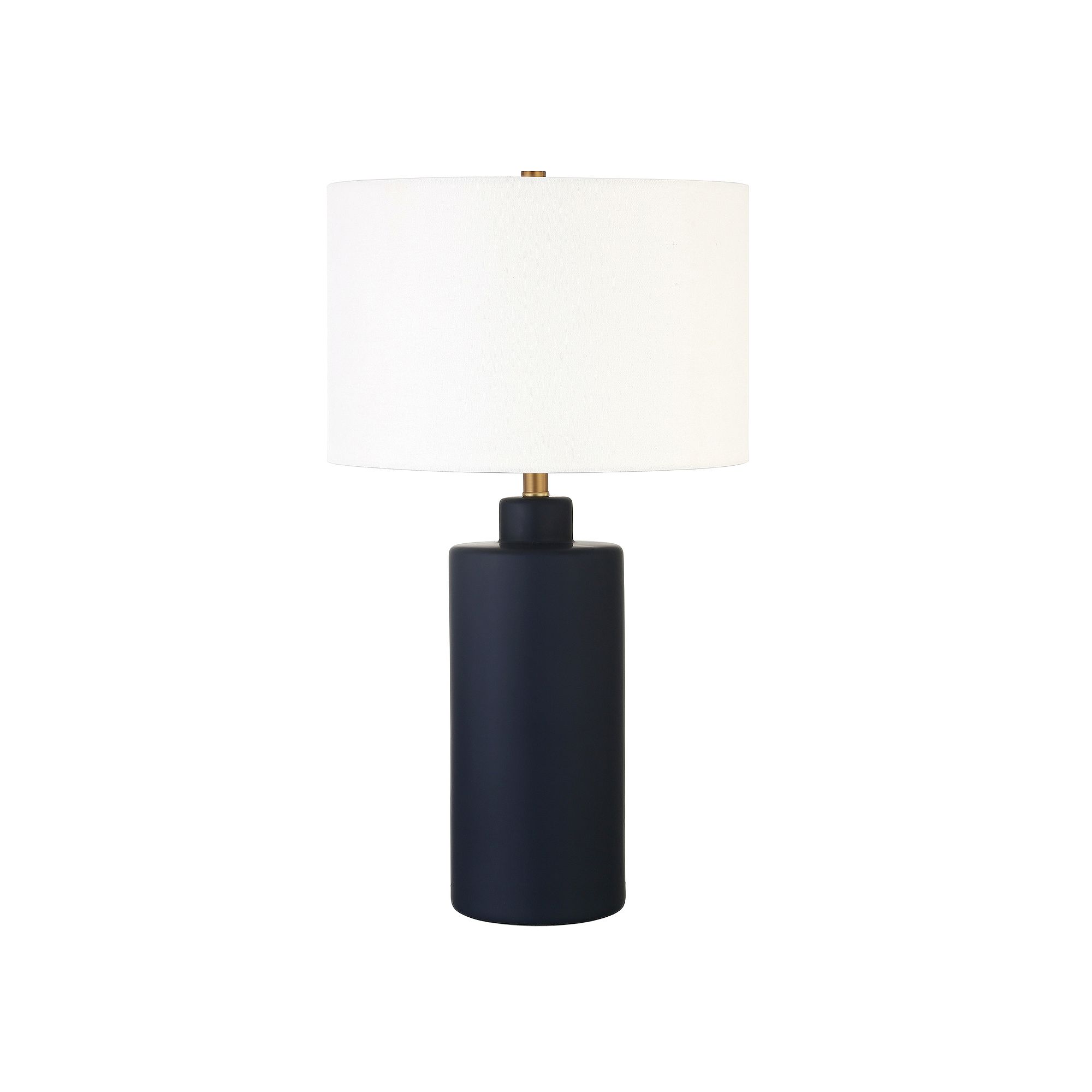 Finley & Sloane Carlina Ceramic Table Lamp, Matte Blue