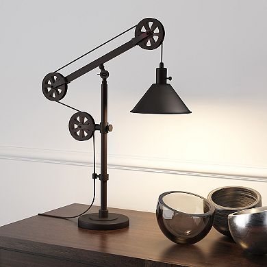Finley & Sloane Descartes Pulley System Table Lamp
