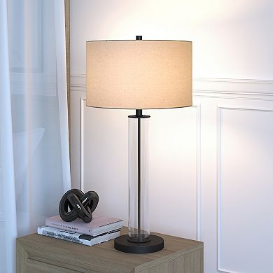 Finley & Sloane Harlow Glass Table Lamp 