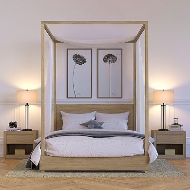 Finley & Sloane Harlow Glass Table Lamp
