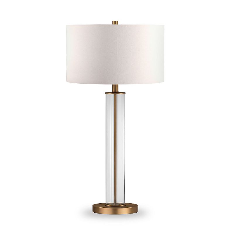 Camden&Wells - Harlow Table Lamp - Clear Glass/Brass