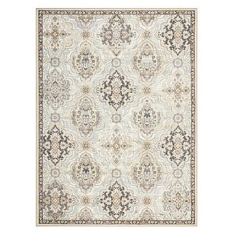 Town & Country Everyday Avani Cottagecore Medallion Everwash™ Washable Area Rug with Non-Slip Backing
