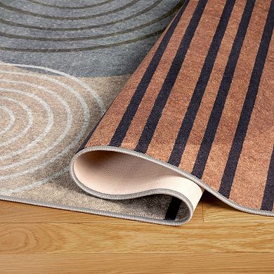 Town & Country Everyday Avani Retro Arch Everwash™ Washable Area Rug with Non-Slip Backing