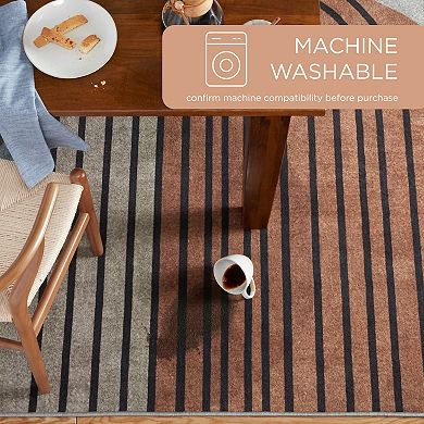 Town and Country Everyday Avani Retro Arch Everwash™ Washable Area Rug with Non-Slip Backing