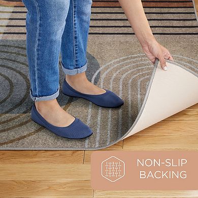 Town & Country Everyday Avani Retro Arch Everwash™ Washable Area Rug with Non-Slip Backing