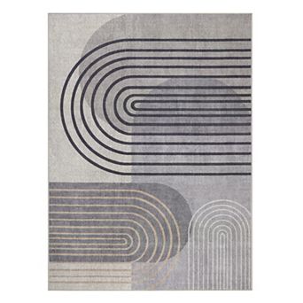 Town & Country Everyday Avani Retro Arch Everwash™ Washable Area Rug with Non-Slip Backing