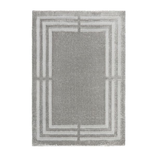 Town & Country Everyday Cloud Shag Plush Border Area Rug