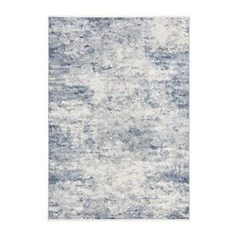 Town & Country Everyday Rein Abstract Cloud Everwash™ Washable Area Rug with Non-Slip Backing