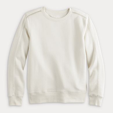 Women's Tek Gear® Ultrasoft Fleece Taped Crewneck Top