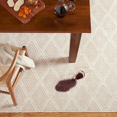 Town & Country Everyday Rein Solid Diamond Everwash™ Washable Area Rug with Non-Slip Backing