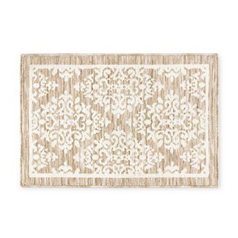 Town & Country Everyday Walker Damask Medallion Everwash™ Washable Multi-Use Decorative Rug