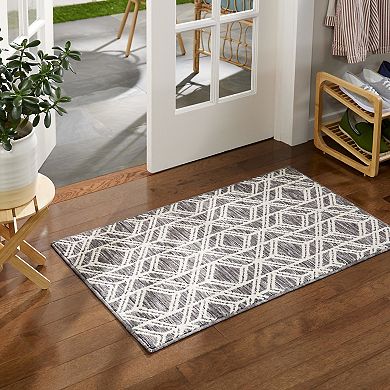 Town & Country Everyday Walker Modern Stripe Everwash™ Washable Multi-Use Decorative Rug