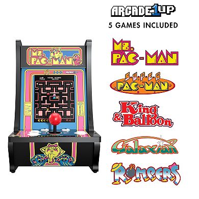 Arcade 1 Up Ms. PAC-MAN Countercade 5-in-1 Arcade Machine
