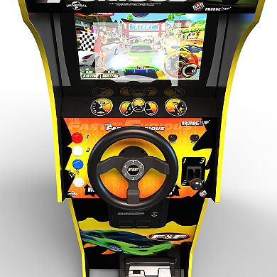 Arcade 1 Up The Fast & The Furious Deluxe 2-in-1 Arcade Game Machine