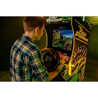Arcade 1 Up The Fast & The Furious Deluxe 2-in-1 Arcade Game Machine