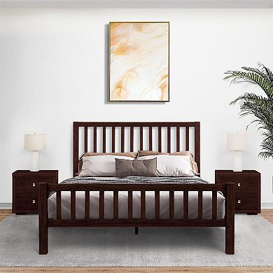 Camden Isle Hampton Wooden Platform Bed Frame