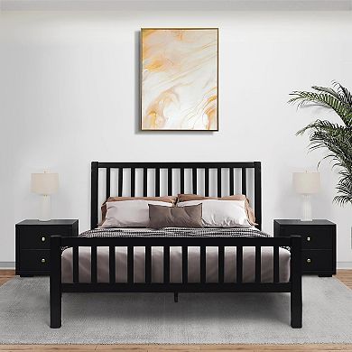 Camden Isle Hampton Wooden Platform Bed Frame