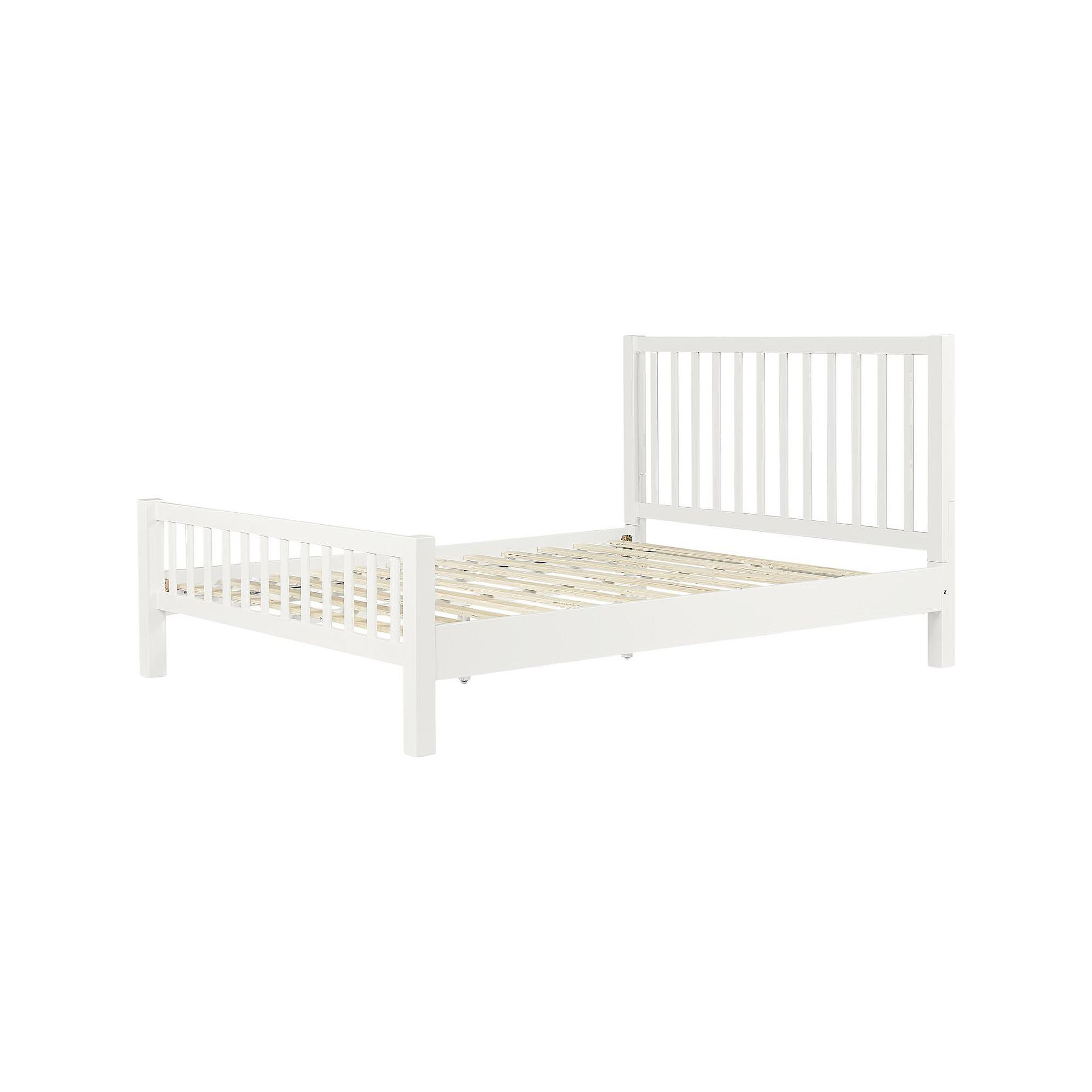 Camden Isle Hampton Wooden Platform Bed Frame, White