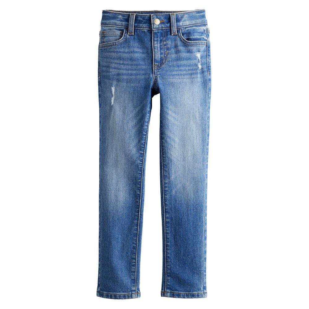 Girls 4-12 Jumping Beans Mid Rise Denim Skinny Jeans