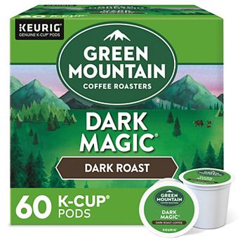 Green Mountain Coffee Dark Magic Keurig Single Serve K-Cup Pods, Dark Roast Coffee, 60 Count