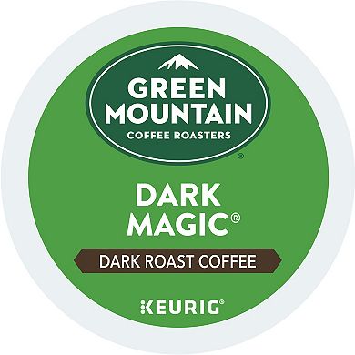 Green Mountain Coffee Dark Magic Keurig Single Serve K-Cup Pods, Dark Roast Coffee, 60 Count