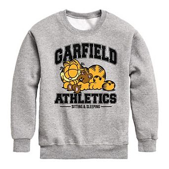Boys 8-20 Garfield Athletics Sleeping Fleece Sweatshirt