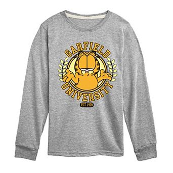 Boys 8-20 Garfield University Long Sleeve Graphic Tee