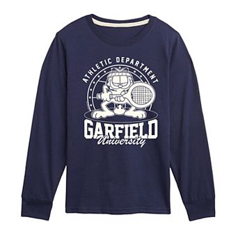 Boys 8-20 Garfield University Tennis Long Sleeve Graphic Tee