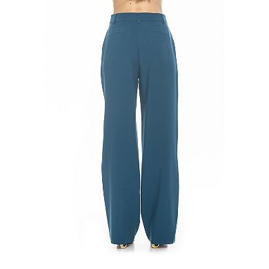 Women's ALEXIA ADMOR Ellie Wide Leg Pleated Pants