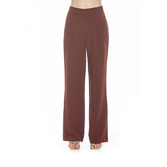 Women's ALEXIA ADMOR Ellie Wide Leg Pleated Pants