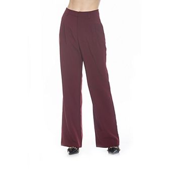 Women's ALEXIA ADMOR Ellie Wide Leg Pleated Pants
