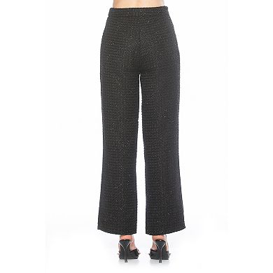 Women's ALEXIA ADMOR Jayden Wide Leg Tweed Pants