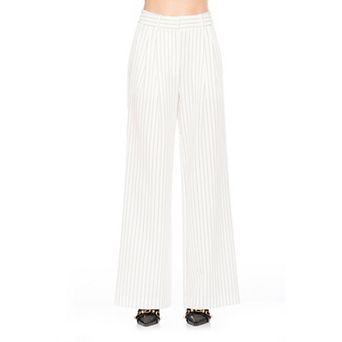 Women's ALEXIA ADMOR Elodie Belted Front Zip Wide Leg Pant