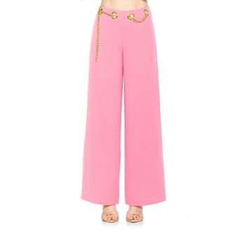 Women's ALEXIA ADMOR Cassie Wide Leg Mid Rise Pants