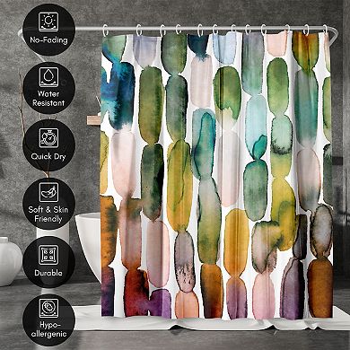 Americanflat Watercolor Strokes 1 Shower Curtain