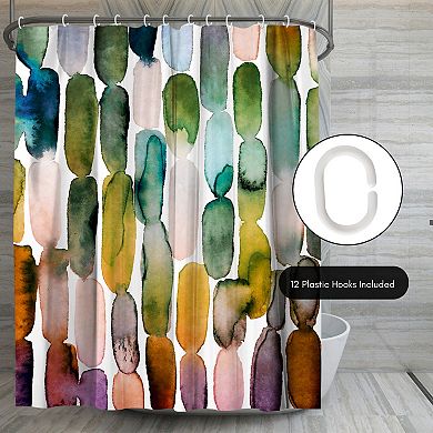 Americanflat Watercolor Strokes 1 Shower Curtain