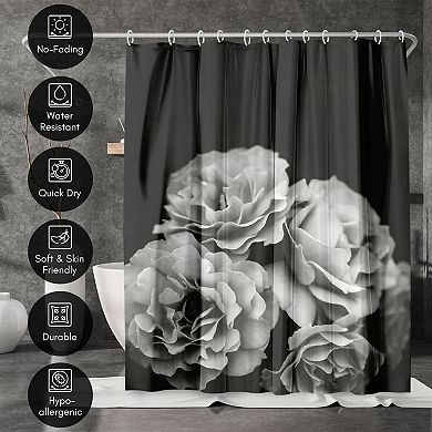 Americanflat Moody Roses Shower Curtain